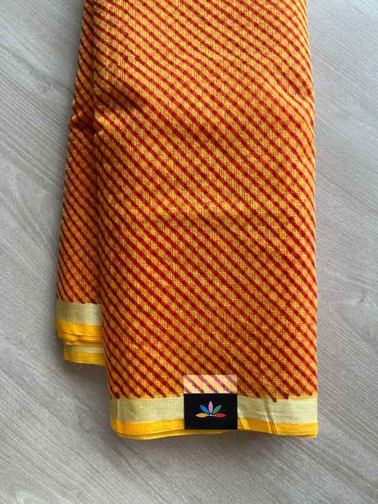 Printed blended Kota saree-24027