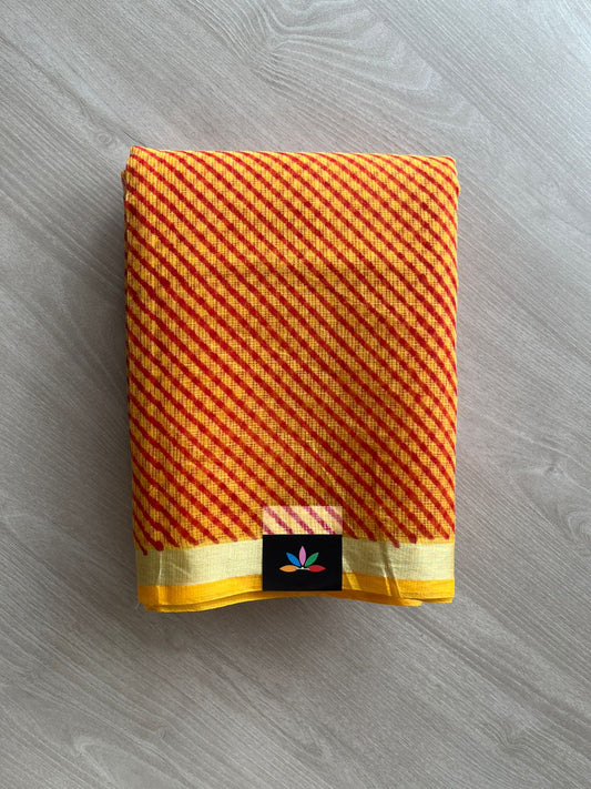 Printed blended Kota saree-24027