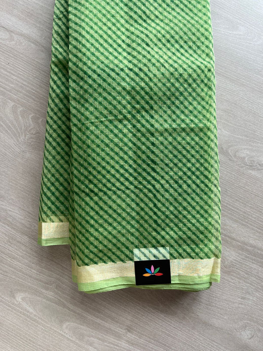 Printed blended Kota saree-24031