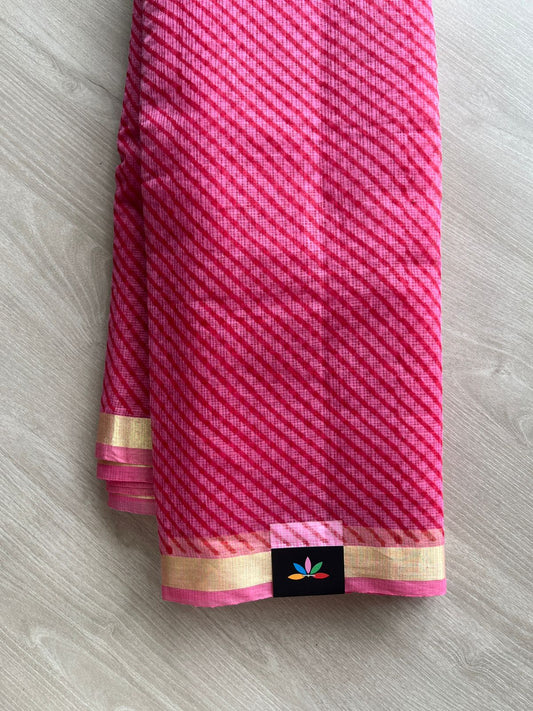 Printed blended Kota saree-24032