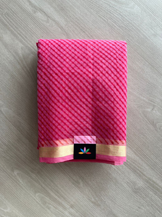 Printed blended Kota saree-24032