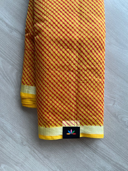 Printed blended Kota saree-24033