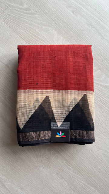 Handblock Printed Kota Doria Saree -25235-25236