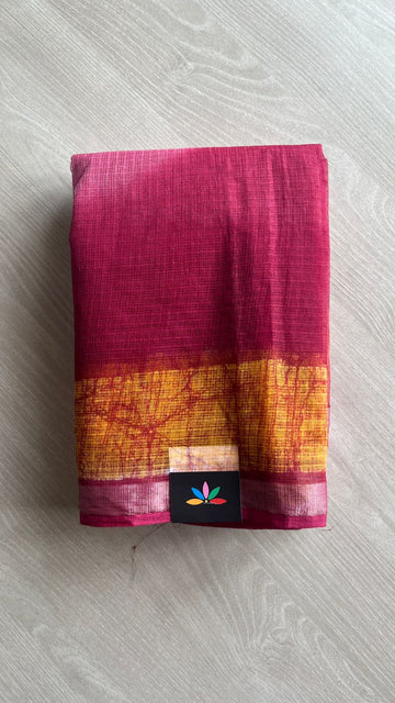 Handblock Printed Kota Doria Saree -25239-25240