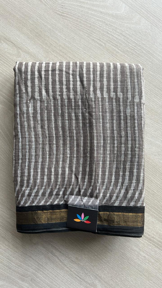 Handblock Printed Kota Doria Saree -25286