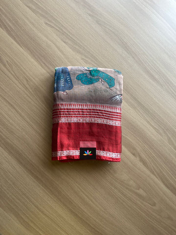 Digital Printed Silky Kota Saree -15434
