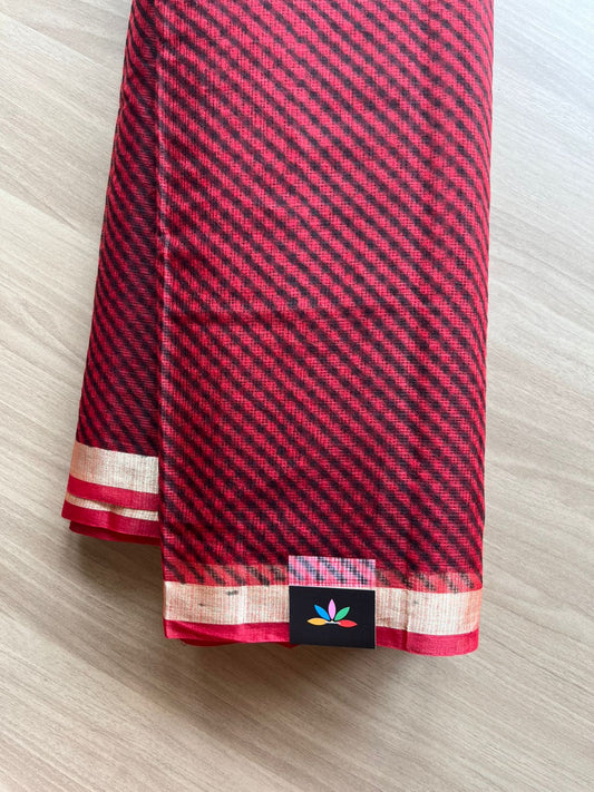 Printed blended Kota saree-22489