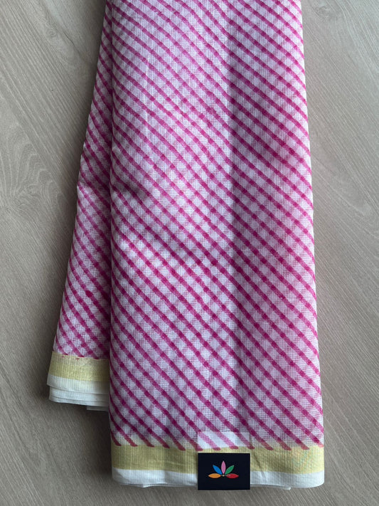 Printed blended Kota saree-26534