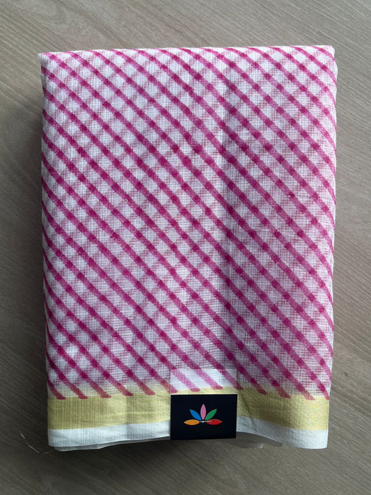 Printed blended Kota saree-26534