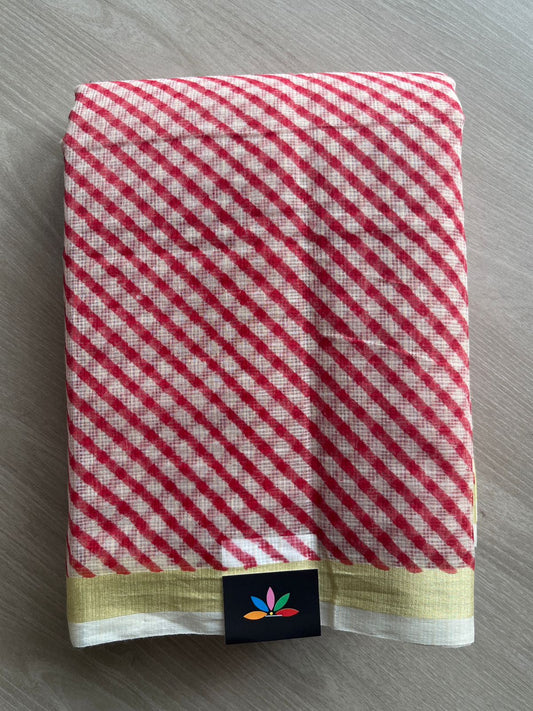 Printed blended Kota saree-26535