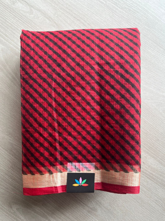 Printed blended Kota saree-26537