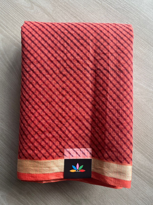 Printed blended Kota saree-26539