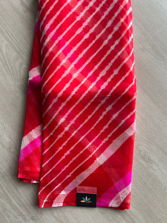 Double Colour Leheriya Kota Silk Saree -26559