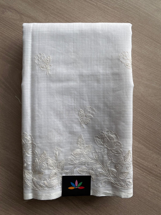 Machine Embroidered Kota Saree -26567