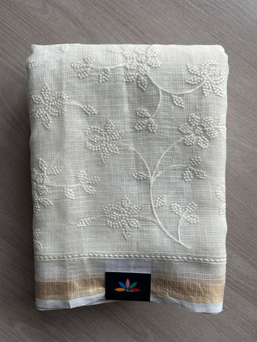 All Over Machine Embroidered Kota Saree-26569