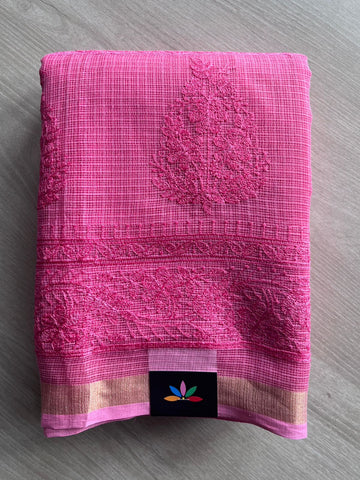 All Over Machine Embroidered Kota Saree-26572