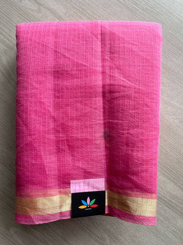 France Pink Gotta Patti blended Kota Saree - 28245