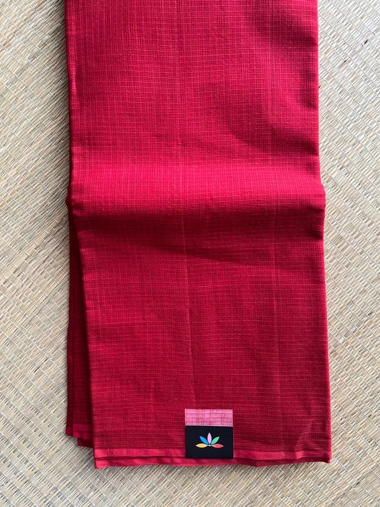 Plain Kota Cotton Saree (Without blouse)- 30744-30745