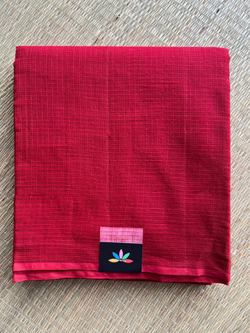 Plain Kota Cotton Saree (Without blouse)- 30744-30745