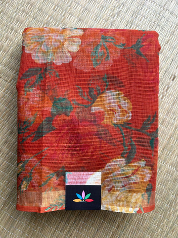 Printed Kota Cotton Saree - 33079