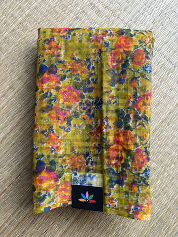 Printed Kota Cotton Saree - 33080