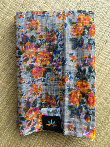 Printed Kota Cotton Saree - 33083