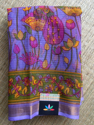 Printed Kota Cotton Saree - 33084