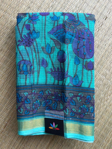 Printed Kota Cotton Saree - 33085