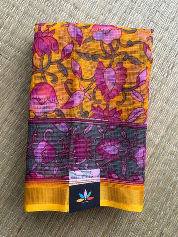 Printed Kota Cotton Saree - 33086