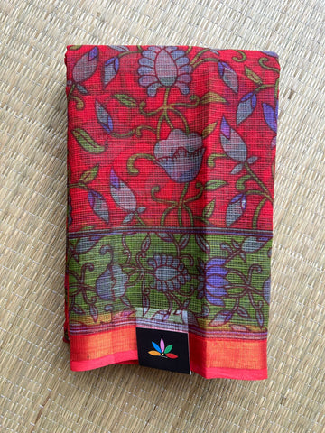 Printed Kota Cotton Saree - 33087