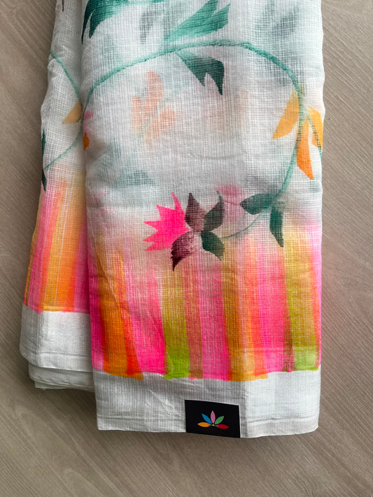 Simple Printed Blended Kota Saree - 34862