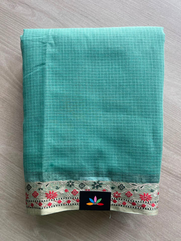 Woven Border Kota Saree - 34899