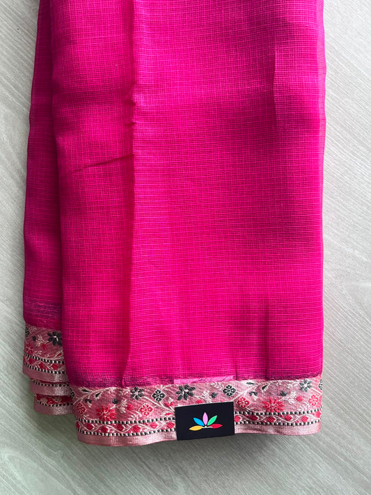 Woven Border Kota Saree - 34900
