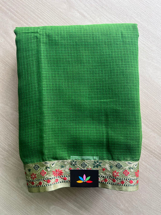 Woven Border Kota Saree - 34902