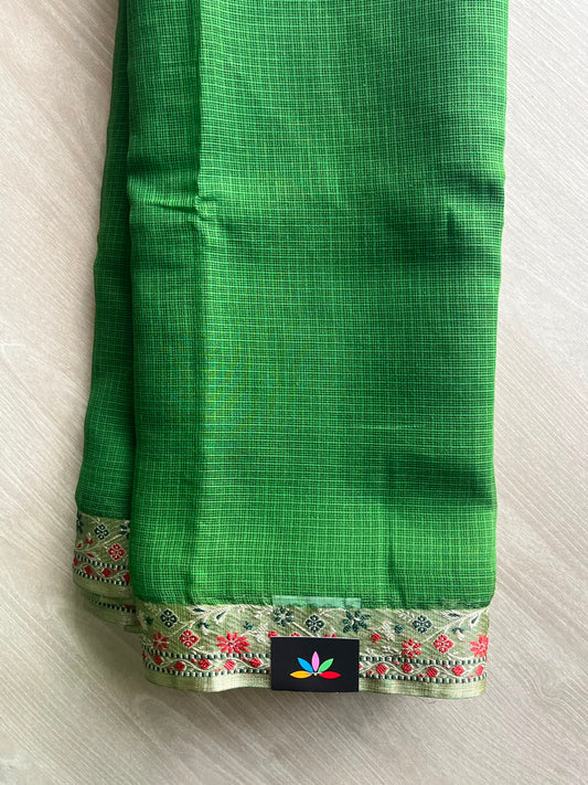 Woven Border Kota Saree - 34902