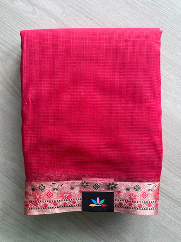 Woven Border Kota Saree - 34903