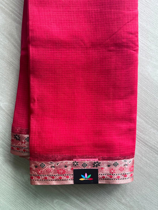 Woven Border Kota Saree - 34903