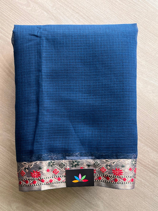 Woven Border Kota Saree - 34904