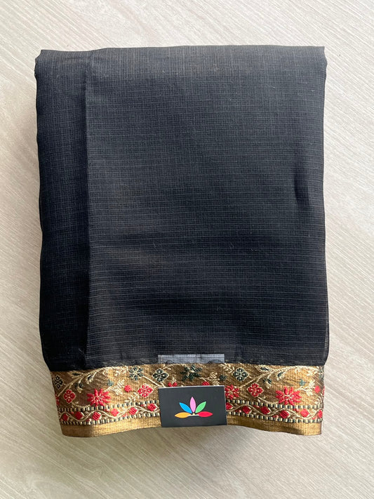 Woven Border Kota Saree - 34906