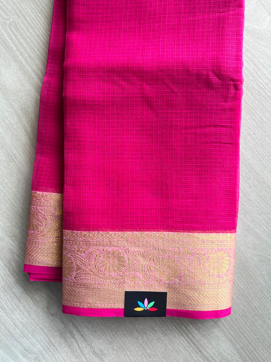 Woven Border Kota Saree - 34908