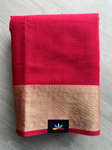 Woven Border Kota Saree - 34911