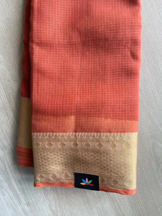 Woven Border Kota Saree - 34913