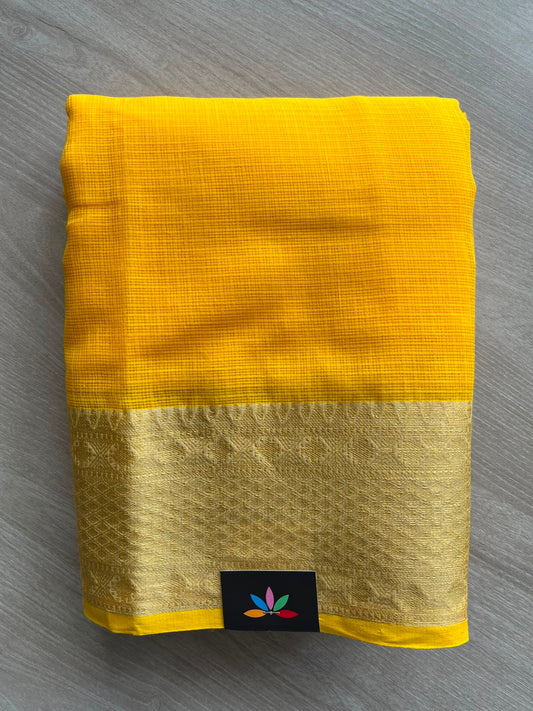 Woven Border Kota Saree - 34914