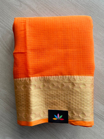 Woven Border Kota Saree - 34918