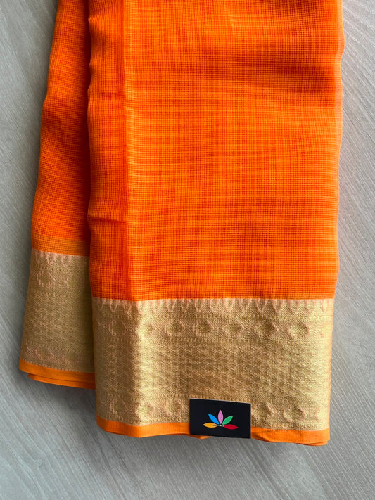 Woven Border Kota Saree - 34918