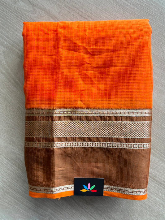 Woven Border Kota Saree - 34922
