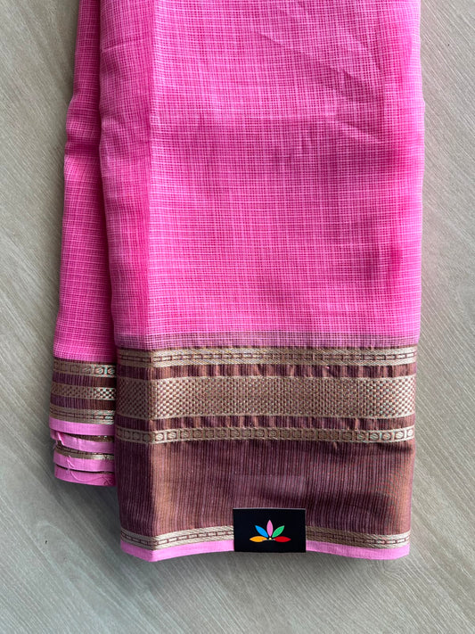 Woven Border Kota Saree - 34923