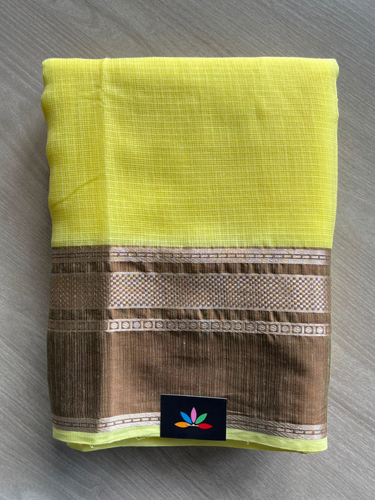 Woven Border Kota Saree - 34925