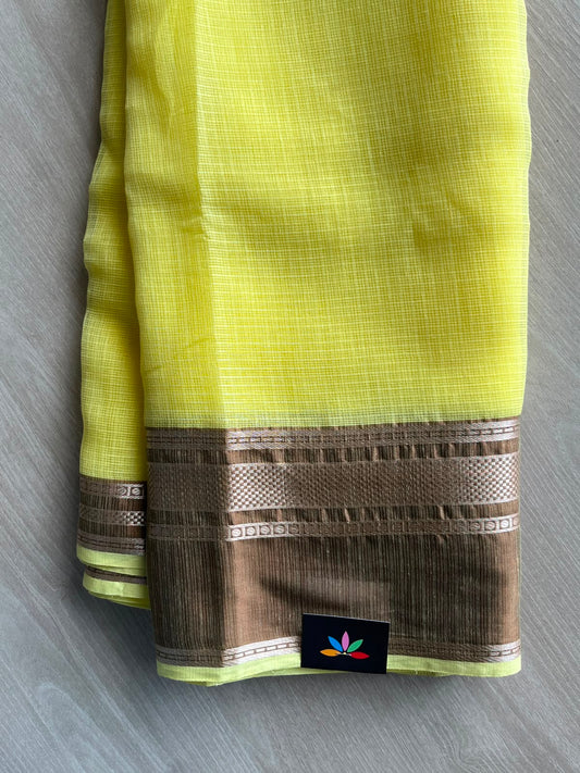 Woven Border Kota Saree - 34925