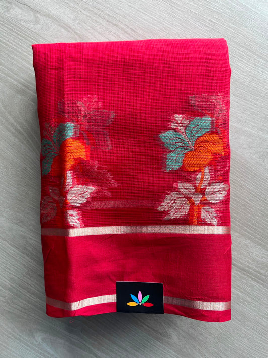 Woven Border Kota Saree - 34929